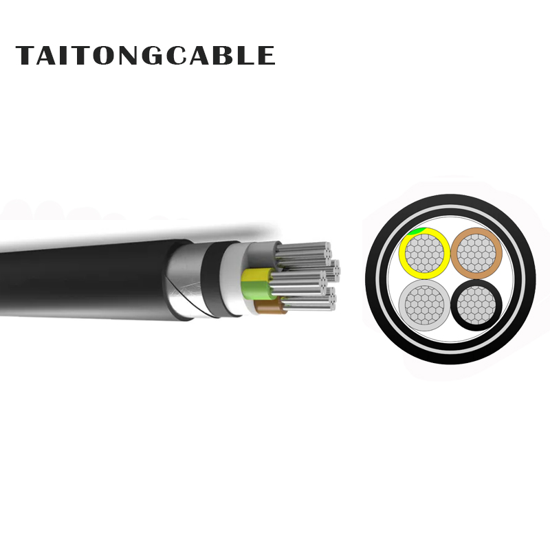 Madalpinge 2-5-tuumalised STA soomustatud alumiiniumjuhiga XLPE isolatsiooniga PVC mantliga toitekaablid