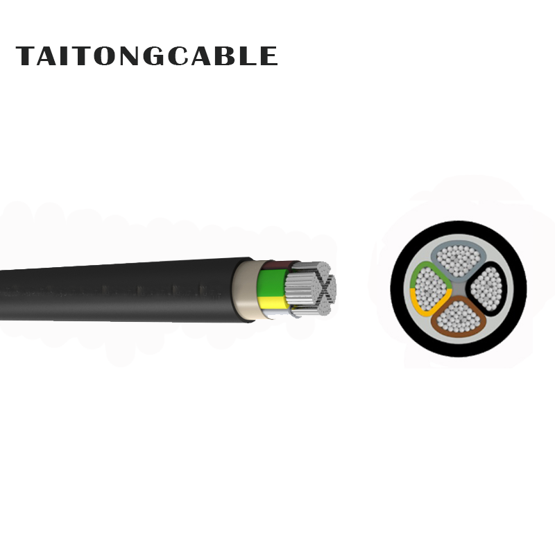 Madalpinge 2-5-soonelised PVC-isolatsiooniga PVC-kattega alumiiniumjuhtmega toitekaablid