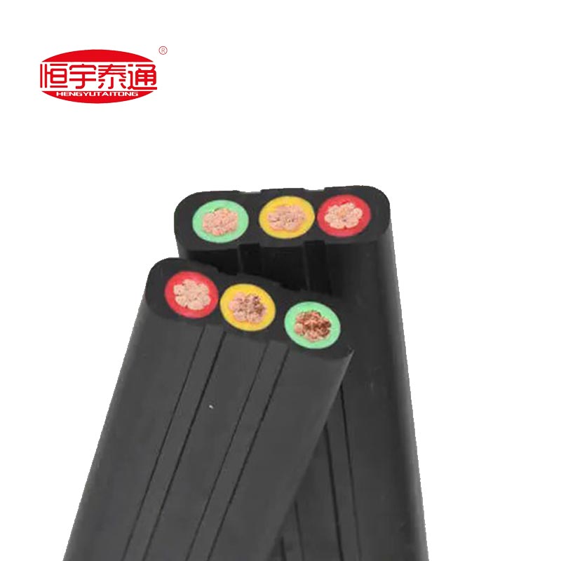 Spetsiaalne kummist ümbrisega lamekaabel